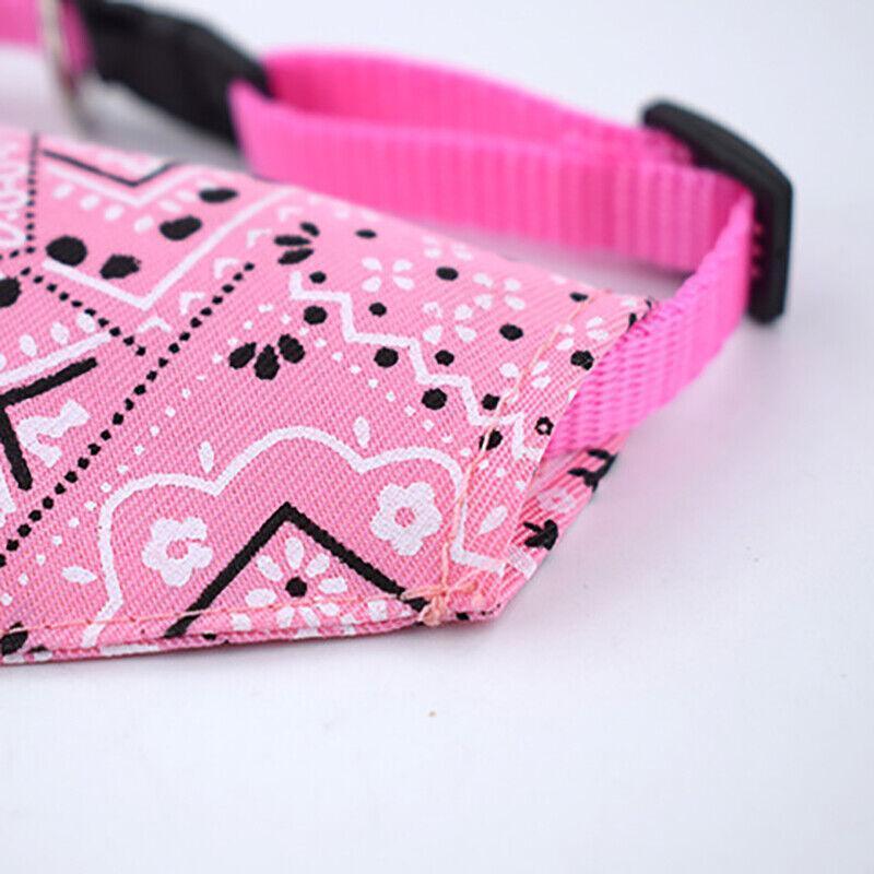 S/M/L Adjustable Pet Dog Bandana Collar Triangle Scarf For Puppy Cat Neckerchief