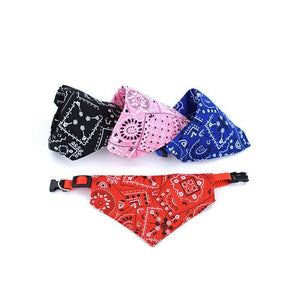 S/M/L Adjustable Pet Dog Bandana Collar Triangle Scarf For Puppy Cat Neckerchief