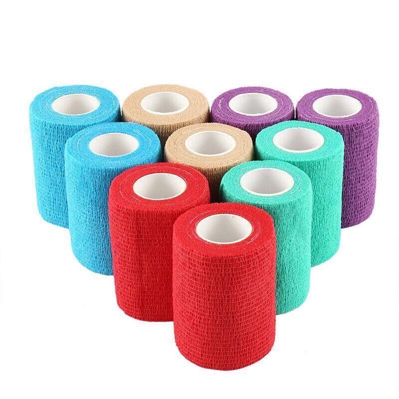 Self-Adhesive Dog Bandages in Vibrant Colors