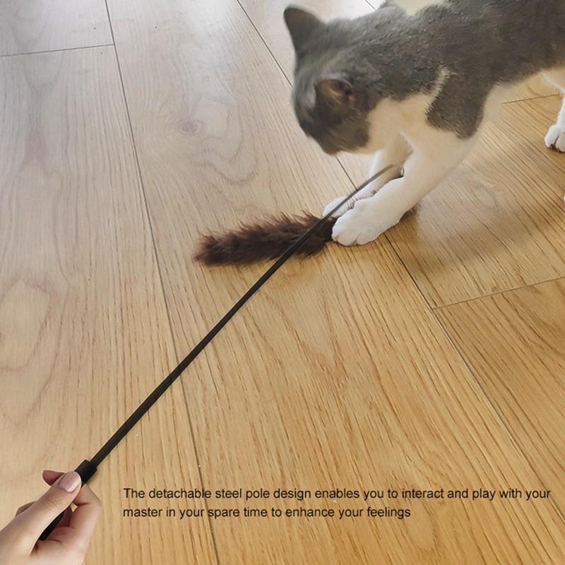 6x Interactive Cat Toys Stick with Suction Cup