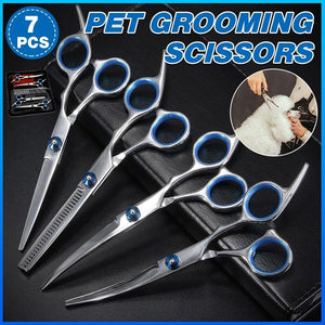 6” Pet Grooming Scissors Set 7pcs