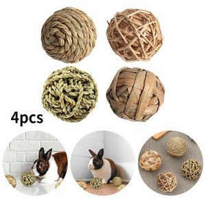 5PCS Rabbit Toys Chewing Ball 7cm