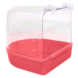 Bird Bath Tub Pet Cleaning 5 Colours 13.5*13*13cm