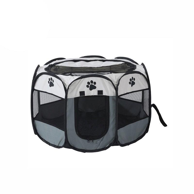 8-Panel Pet Tent Grey S/L