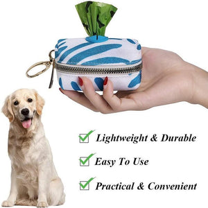 Grey Dog Poop Bag Holder