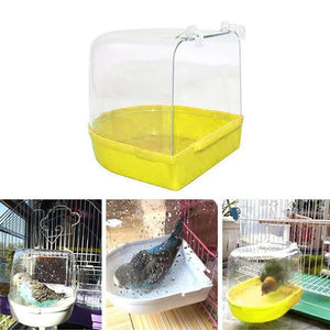 Bird Bath Tub Pet Cleaning 5 Colours 13.5*13*13cm