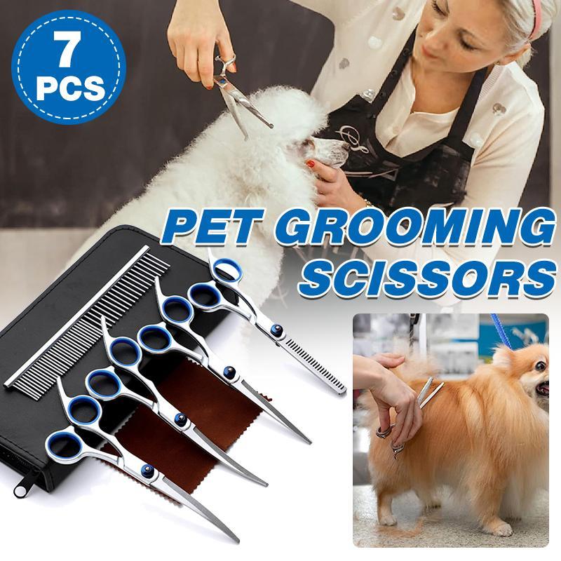 6” Pet Grooming Scissors Set 7pcs