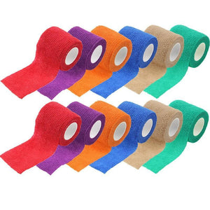 Self-Adhesive Dog Bandages in Vibrant Colors