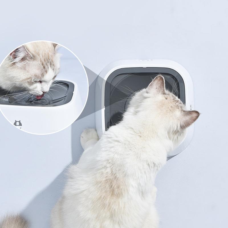 1.5L No-Spill Pet Dog Cat Water Bowl 4 Colours