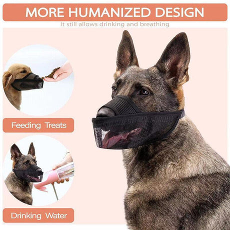 Comfortable and Secure Dog Muzzle for Anti-Barking and Biting