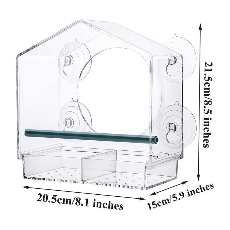 Large Window Bird Feeder 20.5*15*21.5cm