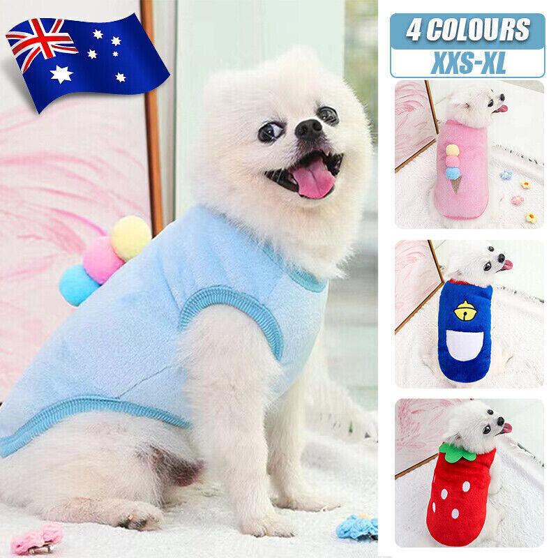 Warm Winter Dog Clothes Soft Fleece Dog Jumper