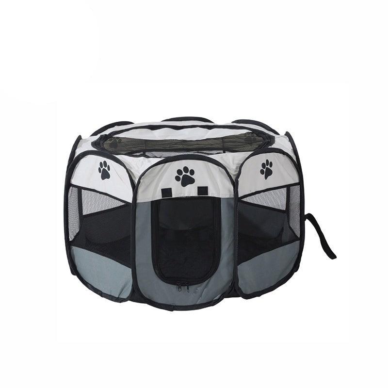 8-Panel Pet Tent Grey S/L