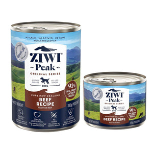 ZIWI Peak Wet Dog Food Beef | Best Wet Dog Food Australia | 170g/390g