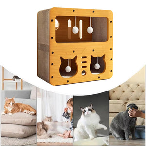 Wear-resistant Cat Scratch Board House Cat Climbing Tower Toy Nest