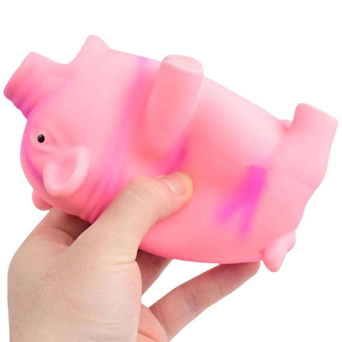 Latex Pig Dog Toy Sounding Pet Chew Toy for Teething Puppies