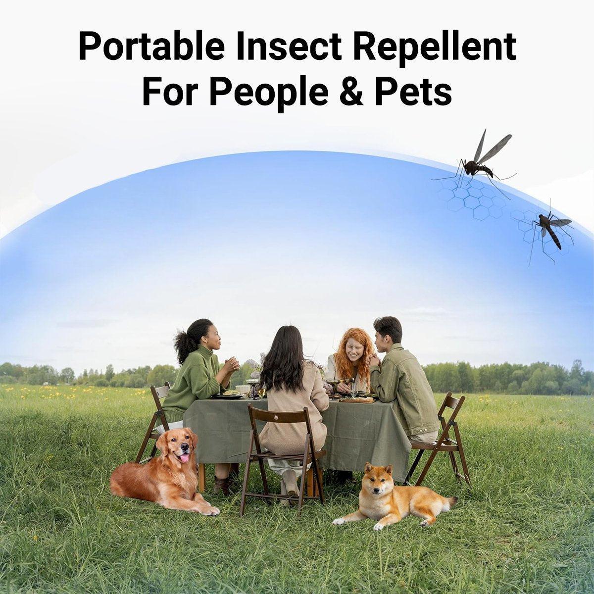 Ultrasonic Pet Insect Repellent Portable Flea & Tick Control Device for Pets