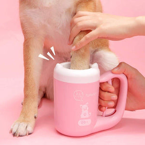 Portable Pet Foot Washing Cup 360° Silicone Paw Cleaner for Cats & Dogs