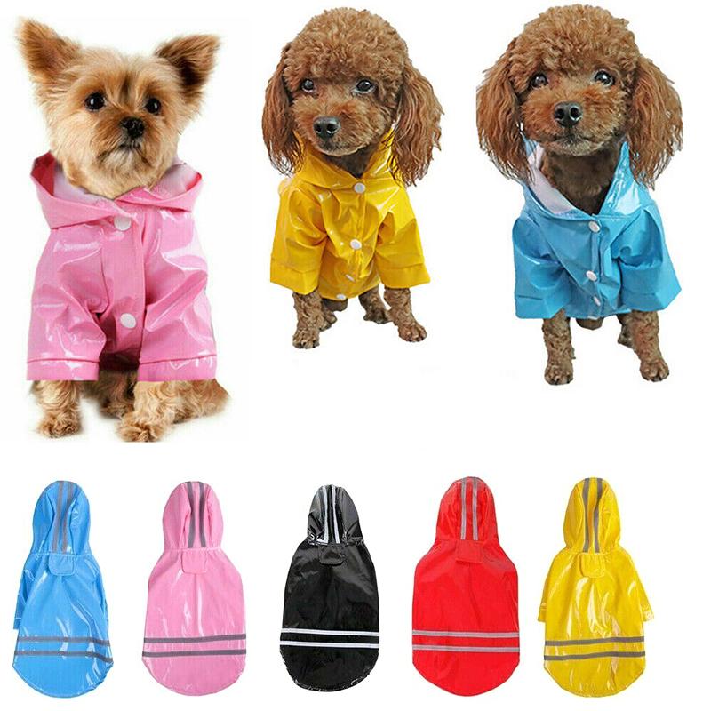 Outdoor Hoodies Jacket Waterproof Pet Dog Clothes Puppy Raincoat Rain Coat