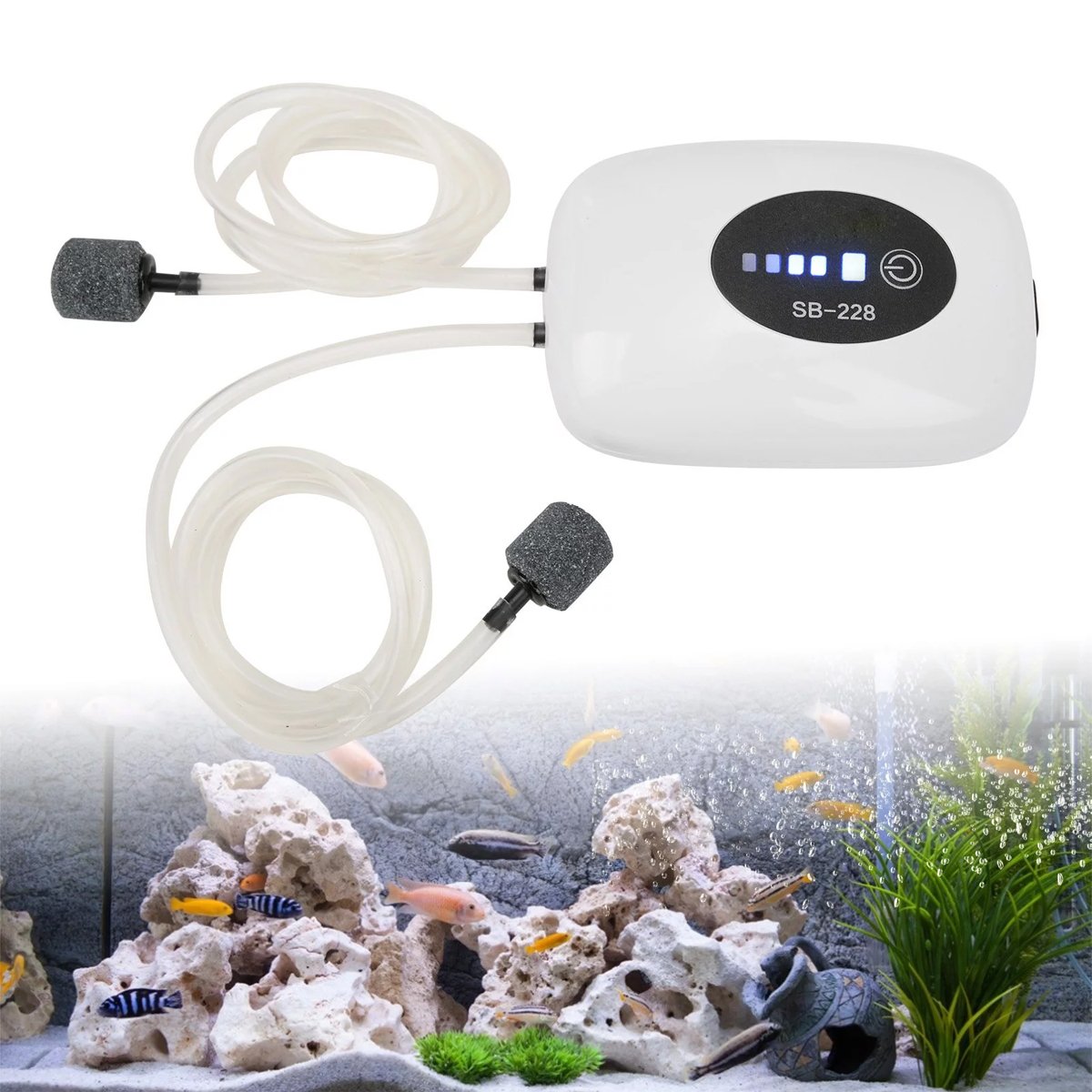 USB Portable Air Pump Long-Endurance Aquarium Air Pump