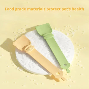 Cat Strip Feeding Spoon Easy-to-Clean Anti-Bite Pet Feeder