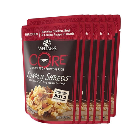 Wellness CORE Simply Shreds Shredded Chicken & Beef Wet Dog Food