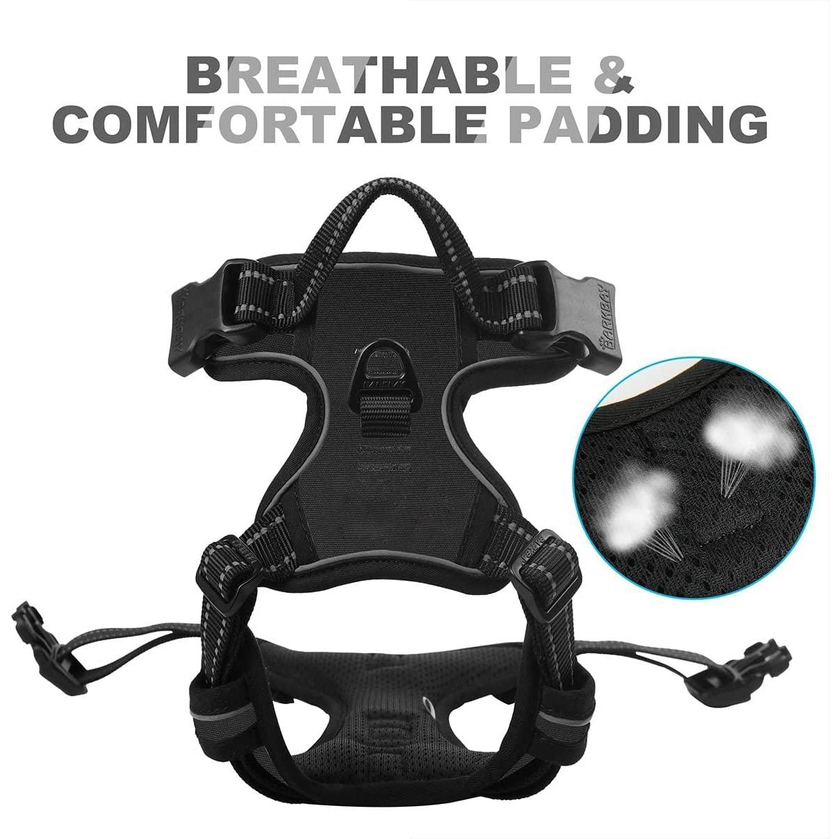 Adjustable No-Pull Dog Harness for Safe & Comfortable Walks S-XL