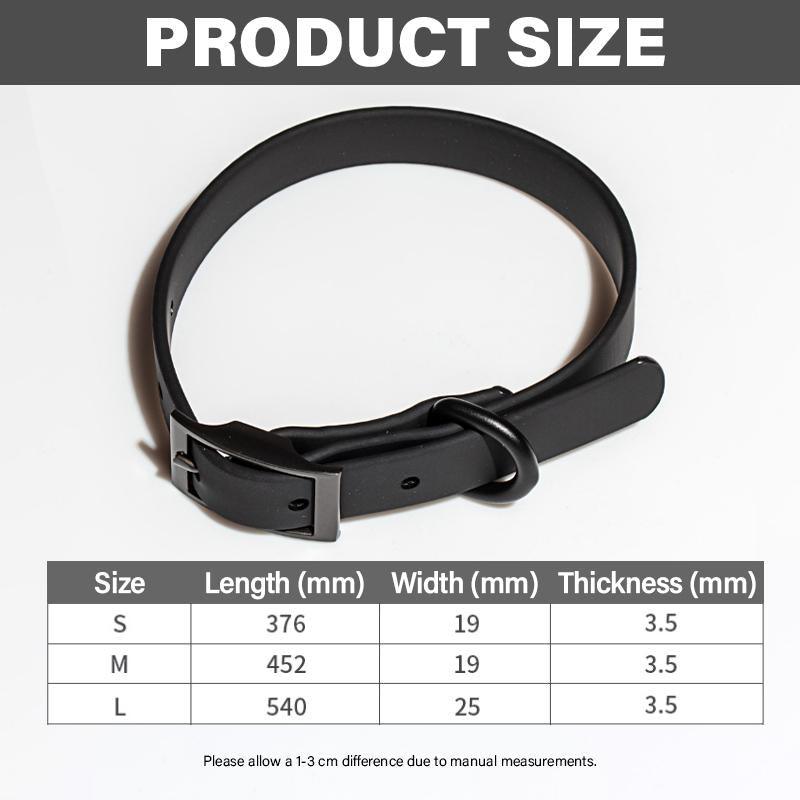 PVC Waterproof Dog Collar Designer Dog Collars Coffee