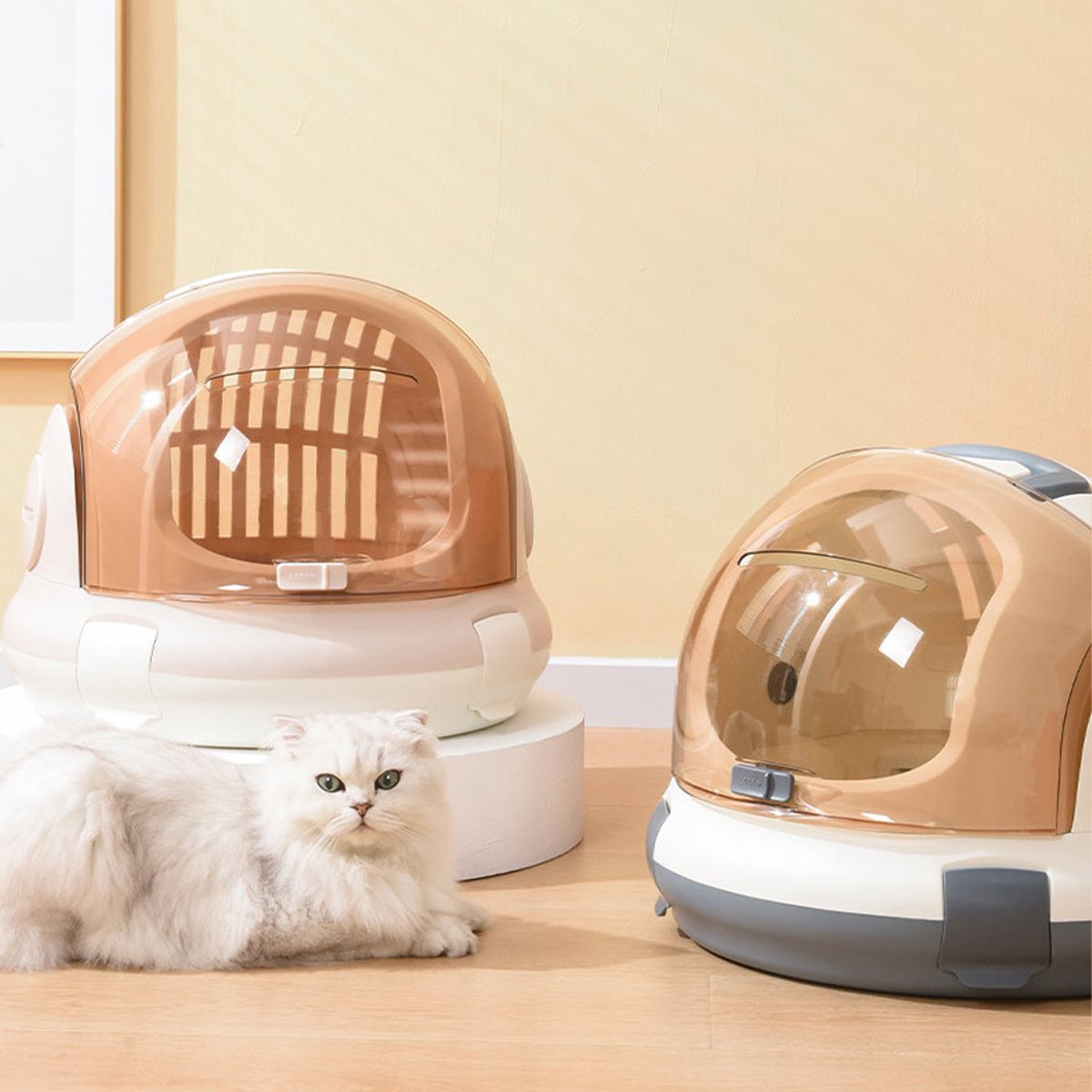 Portable Cat Carrier Space Capsule Large Capacity Aviation Travel Cat Crates