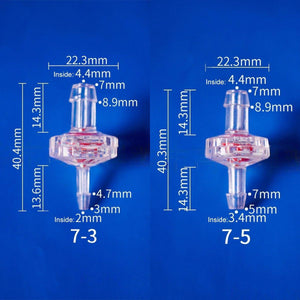 10pcs Ozone Resistant Plastic Water and Air Check Valve Oil Check Valve Kit