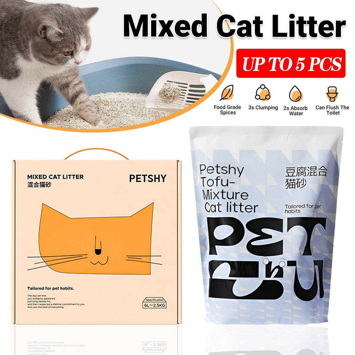 PETSHY High Quality Dust-Free Tofu Cat Litter