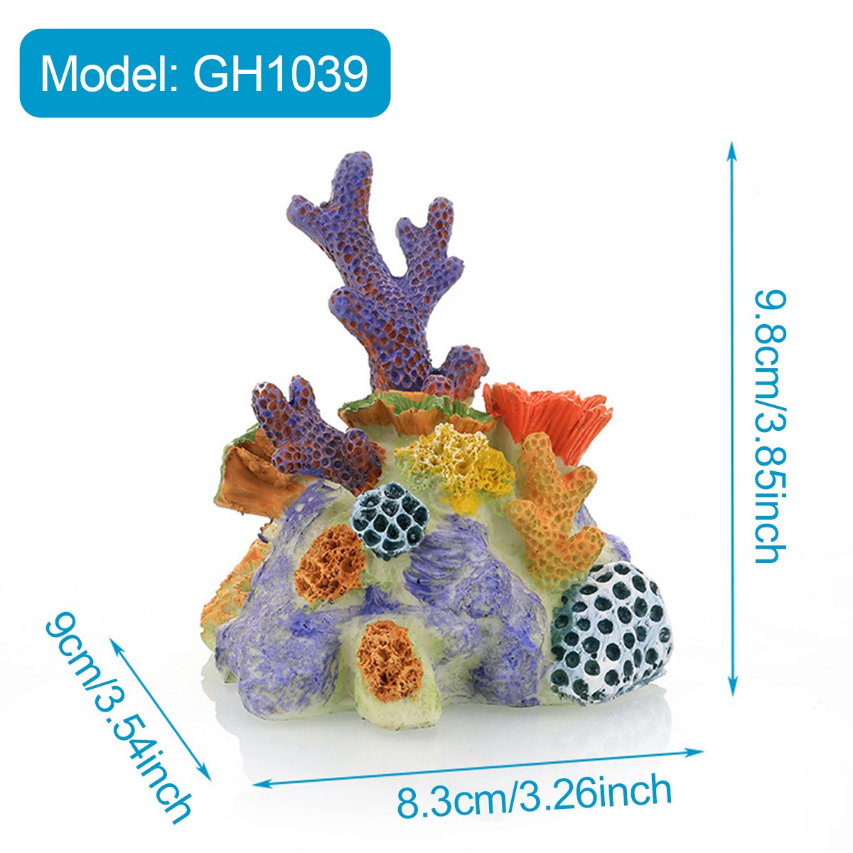 Vibrant Simulation Coral Landscaping Decorations for Aquariums