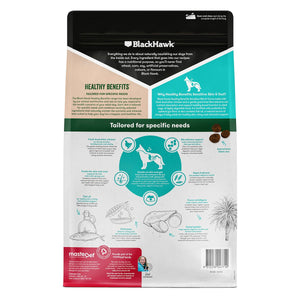 Black Hawk Healthy Benefits Dog Food for Sensitive Skin and Gut