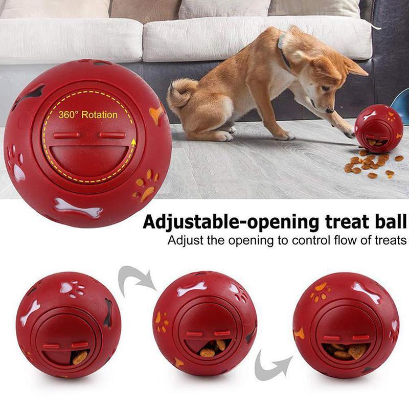 Interactive Dog Food Dispenser Toy Treat Ball Tumbler Mental Feeder Puzzle  Fun