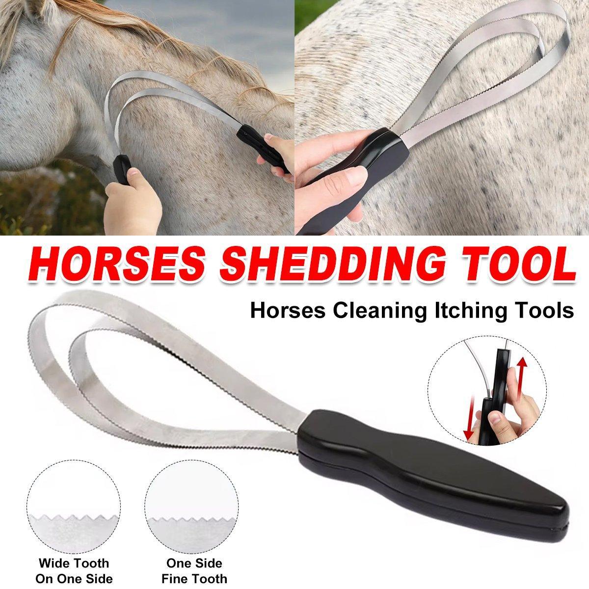 Horses Serrated Horses Sweat Scraping Iron Sweat Scraping Horses Water Scraping Itching Appliance