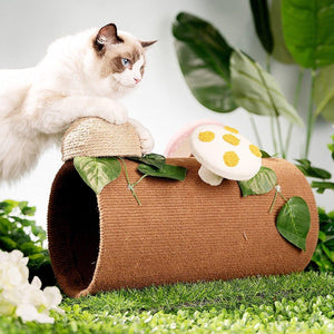 Multifunctional Sisal Cat Scratching Board Tunnel for Play and Rest