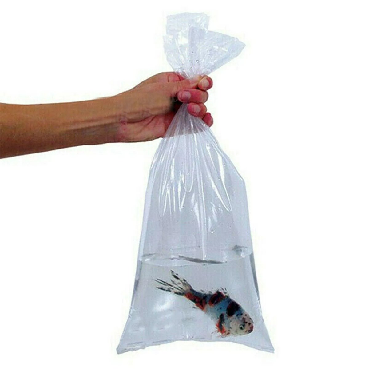 100PCS Aquarium Fish Breathing Bags Breather Bags Transport Long Life Plastic