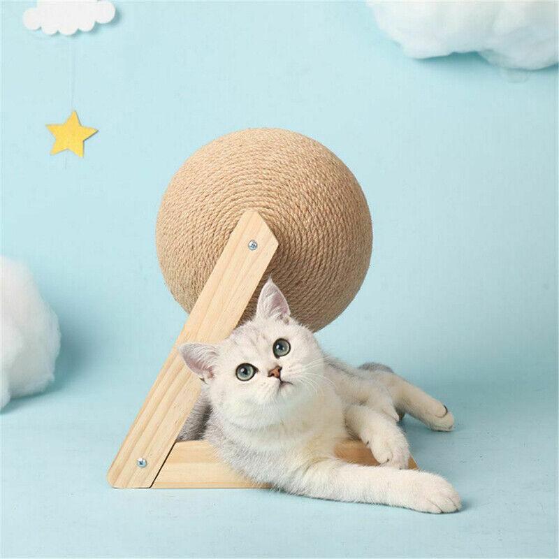 Cat Scratching Ball Cat Scratcher Toy Cats Scratcher Post Natural Sisal