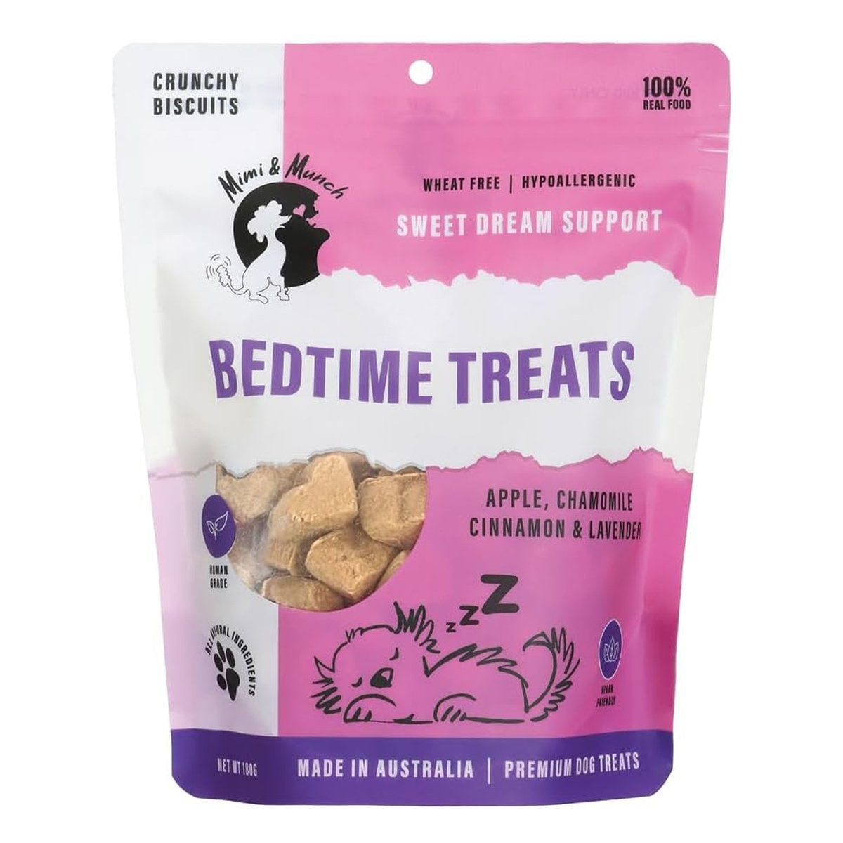 Mimi & Munch Bedtime Dog Treats 180g