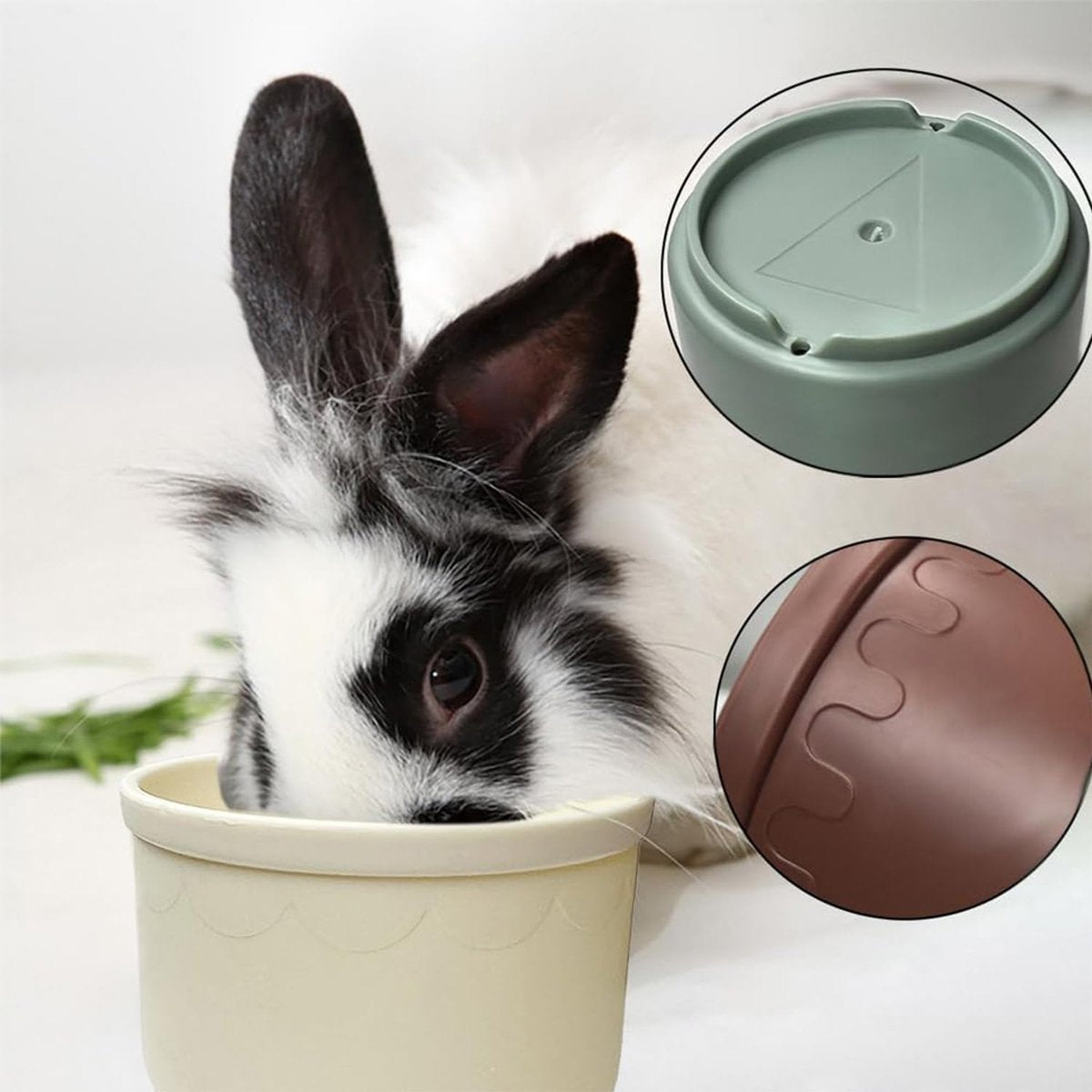 8 Pcs Interactive Bunny Nesting Cups Set for Small Animals Enrichment Play Toys