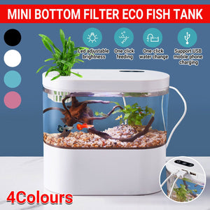 Mini Self-Circulating Desktop Small Fish Tank