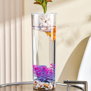 Hydroponic Plant Vase Fish Tank for Home Decor