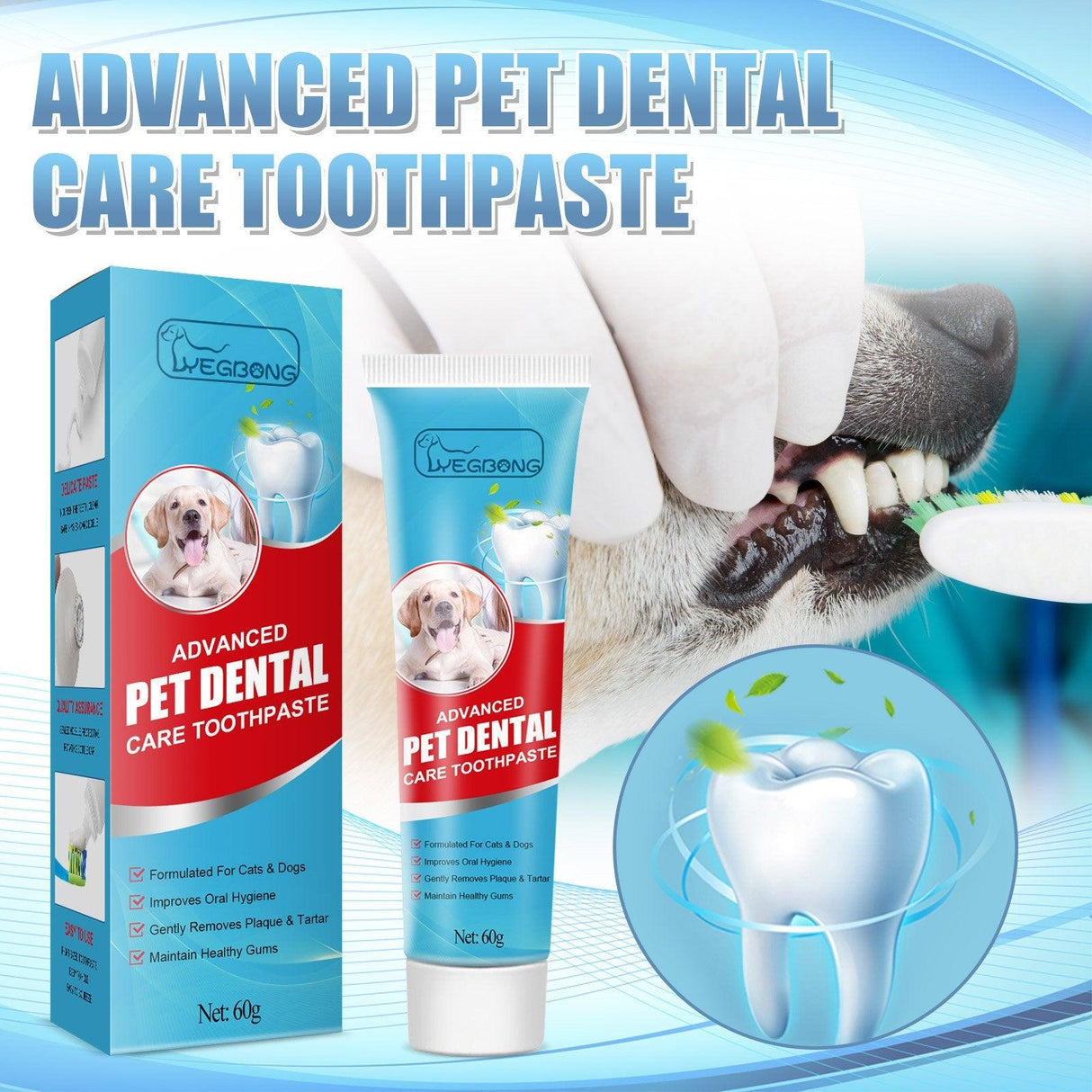 Pet Toothpaste Dog Fresh Breath In Addition To Bad Breath Tartar Cleaning Cat Oral Care Edible