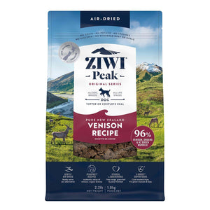 ZIWI Peak Air-Dried Venison Dog Food | 454g, 1kg, 2.5kg