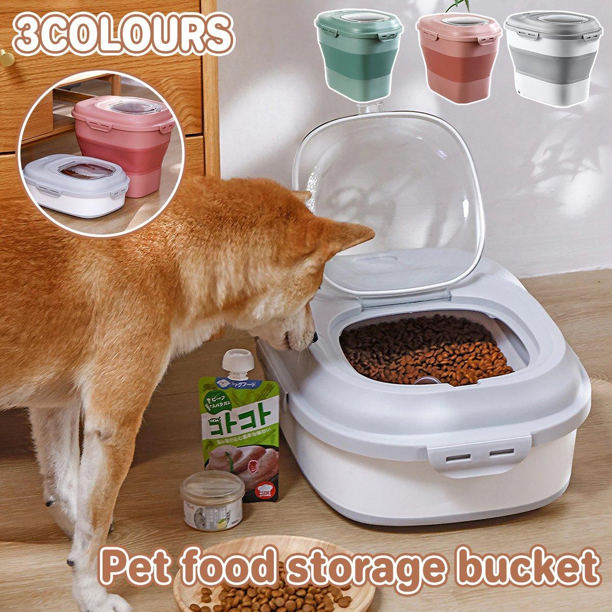 Compact & Versatile Pet Food Storage Container - Keeps Feed Fresh