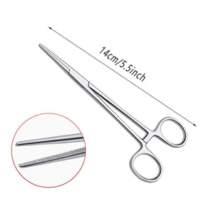 Curved Locking Pet Grooming Hemostat Tweezer