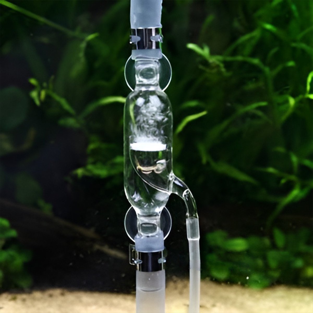 CO2 Carbon Dioxide Refiner for Fish Tank Aquarium with Trumpet Water