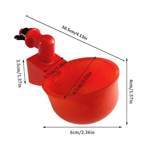 Leak-Proof Automatic Poultry Water Feeder Durable & Easy Install 6pcs