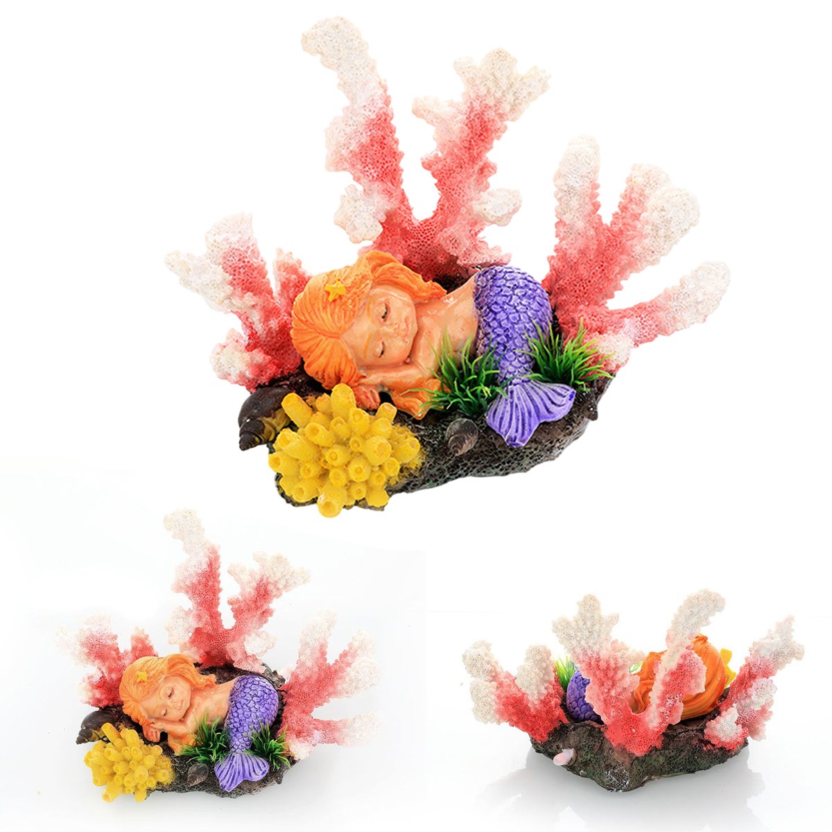 Vibrant Simulation Coral Landscaping Decorations for Aquariums