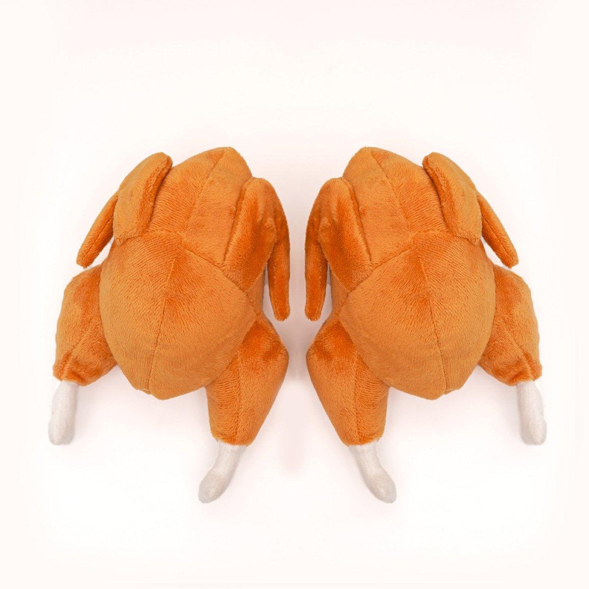 Durable Roast Chicken Plush Dog Toy with Squeaker Fun for All Dogs